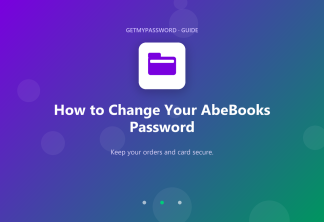 How to change an AbeBooks password