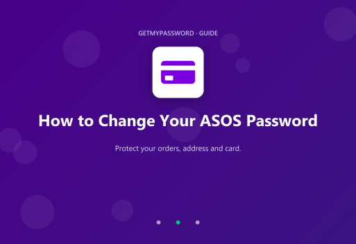 How to change an ASOS password