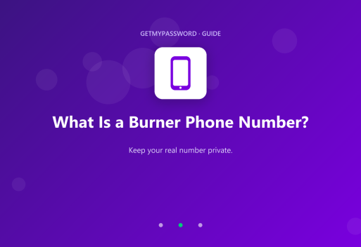 What is a burner phone number