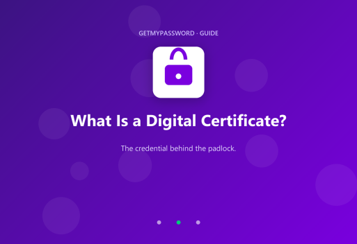 What is a digital certificate