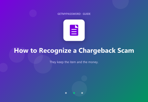 How to recognize a chargeback scam