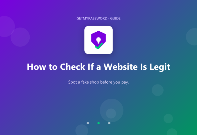 How to check if a website is legit