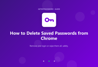 How to delete saved passwords from Chrome