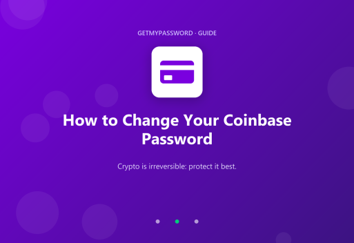 How to change a Coinbase password