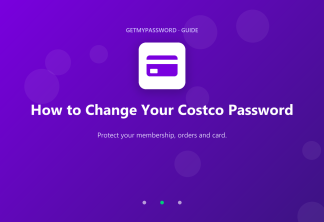 How to change a Costco password