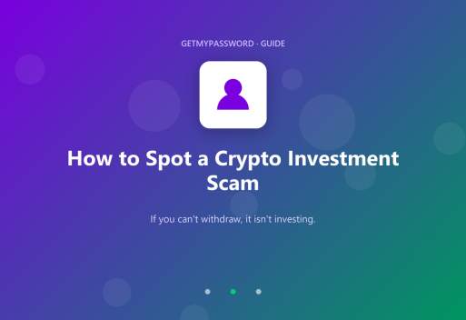 How to spot a crypto investment scam