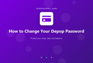 How to change a Depop password