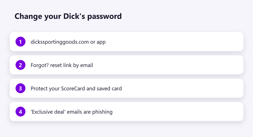 Change your Dick’s password