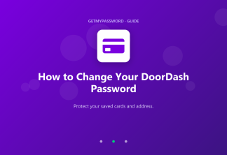 How to change a DoorDash password