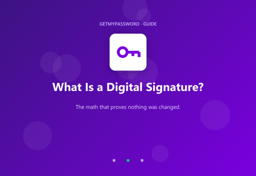 What is a digital signature