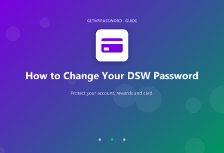 How to change a DSW password