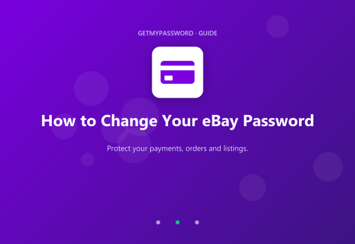 How to change an eBay password