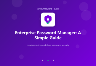 Enterprise password manager for teams and companies