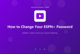 How to change an ESPN+ password