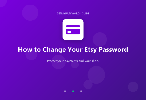 How to change an Etsy password