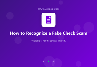 How to recognize a fake check scam