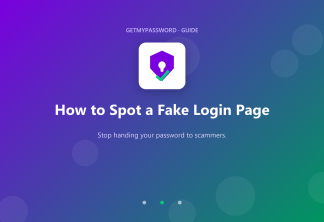 How to spot a fake login page
