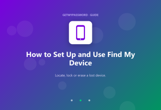 How to set up and use Find My Device
