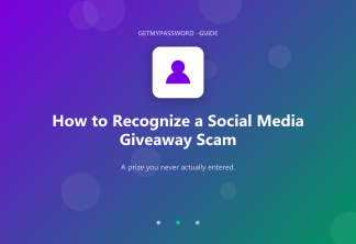 How to recognize a social media giveaway scam