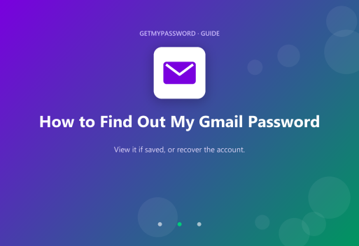 How to find out or recover a Gmail password