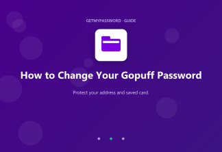 How to change a Gopuff password