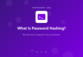 What is password hashing