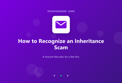How to recognize an inheritance scam