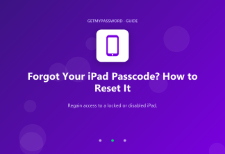 How to reset a forgotten iPad passcode