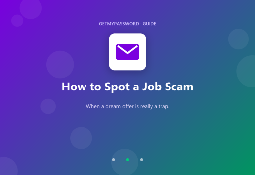 How to spot a job scam