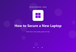 How to secure a new laptop