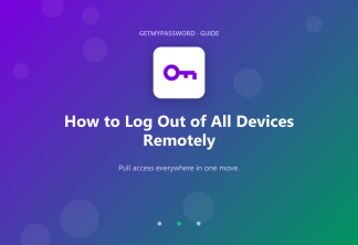 How to log out of all devices remotely