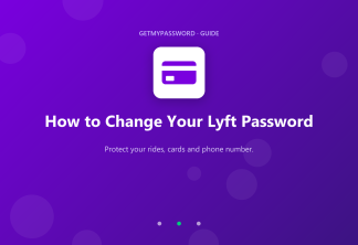 How to change a Lyft password