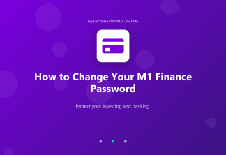 How to change an M1 Finance password