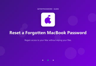 How to reset a forgotten MacBook password