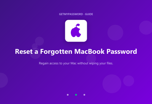 How to reset a forgotten MacBook password