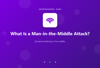 What is a man-in-the-middle attack