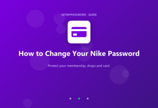 How to change a Nike password