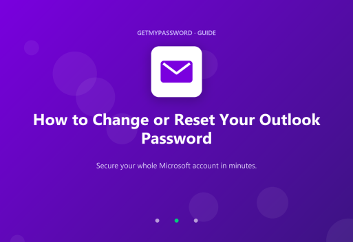 How to change or reset your Outlook password