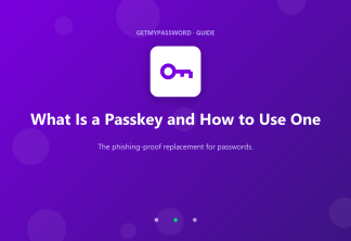 What a passkey is and how to use one