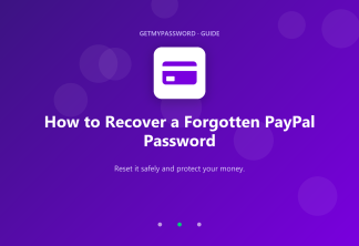 How to recover a forgotten PayPal password
