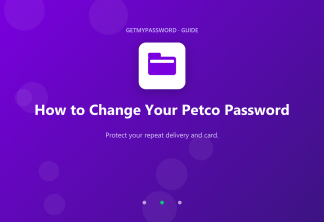 How to change a Petco password