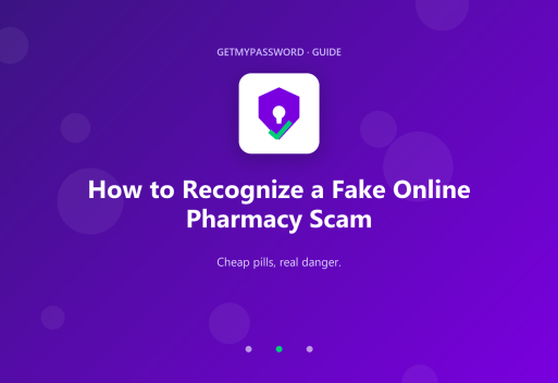 How to recognize a fake online pharmacy scam