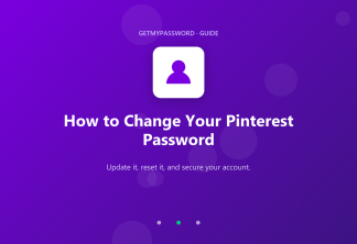 How to change a Pinterest password