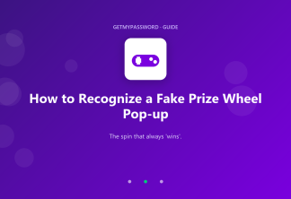How to recognize a fake prize wheel pop-up