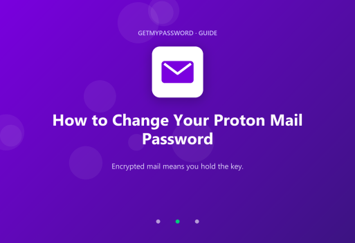 How to change a Proton Mail password