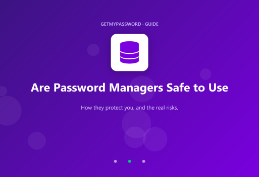 Whether password managers are safe to use