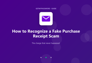 How to recognize a fake purchase receipt scam