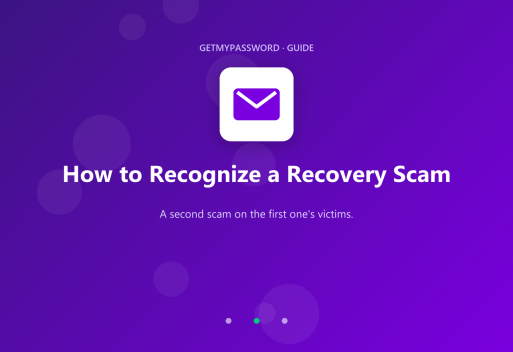 How to recognize a recovery scam