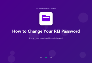 How to change an REI password