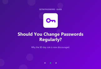Should you change passwords regularly